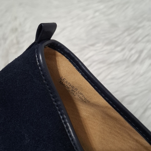 Talbots Izzy Espadrilles Blue Leather Colorblock Flats Womens 9.5 M - Picture 10 of 11